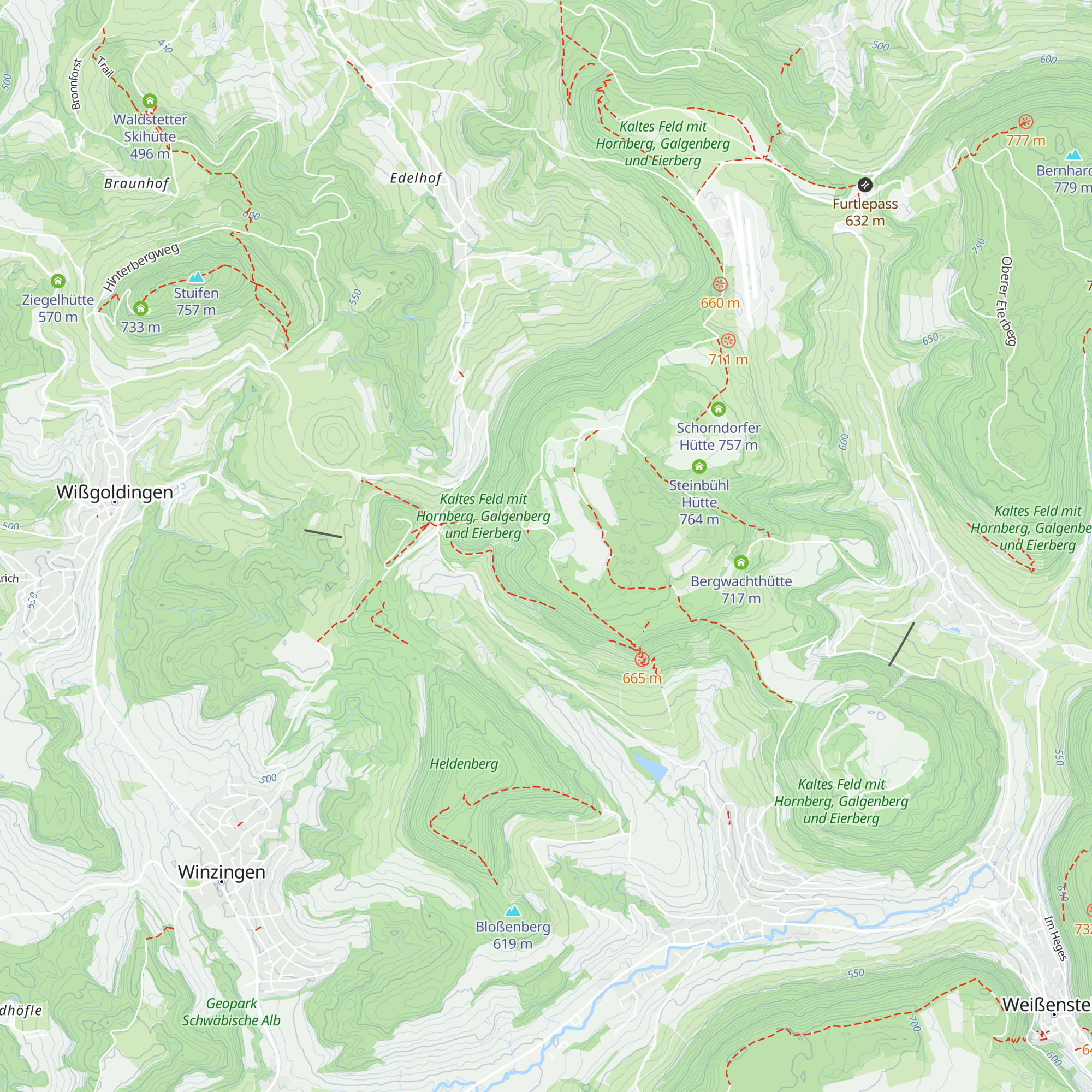 Christentalhütte map
