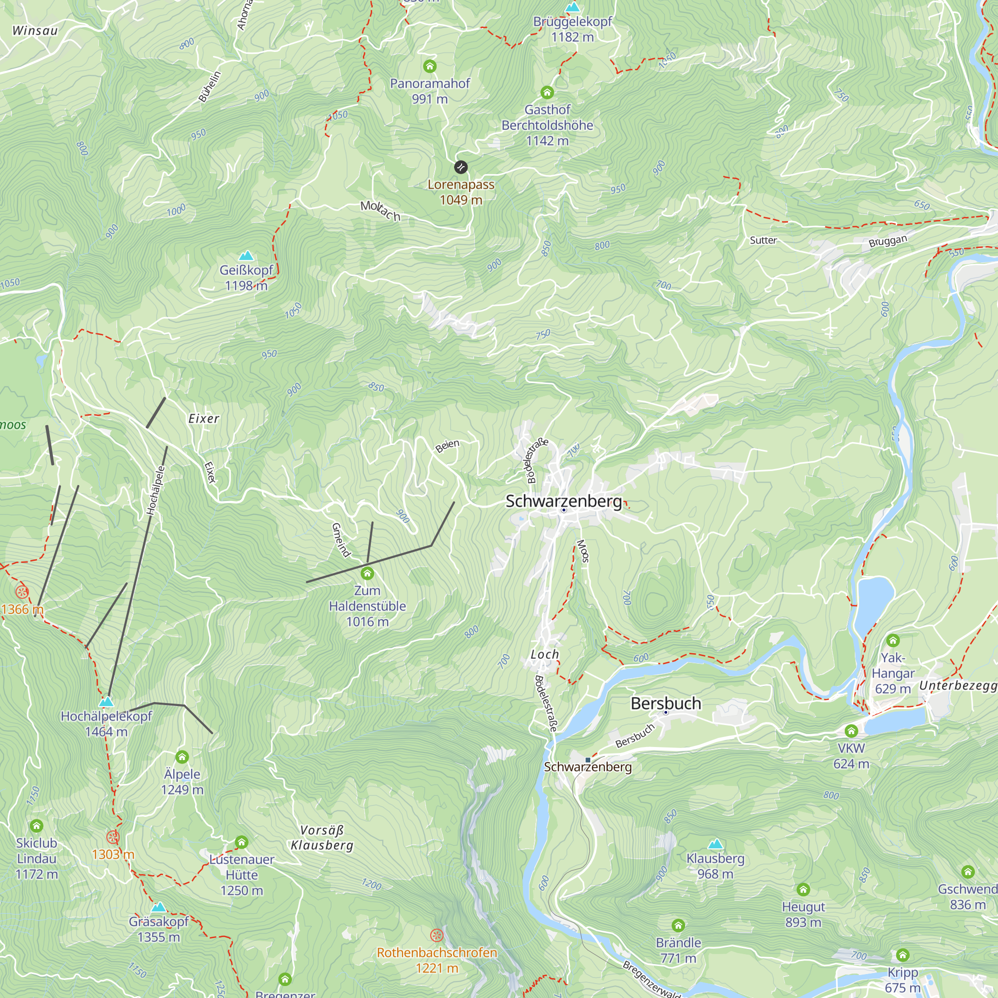 Panoramahotel Sonnhalde map