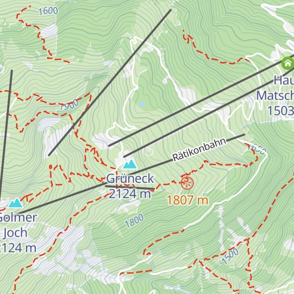 Map of Sperrkammer Grüneck