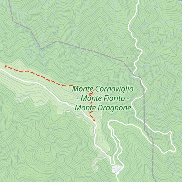 Map of Monte Cornoviglio