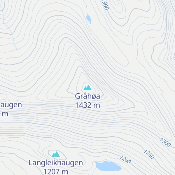 Map of Gråhøa