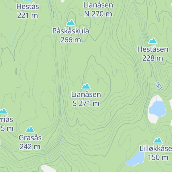 Map of Lianåsen S