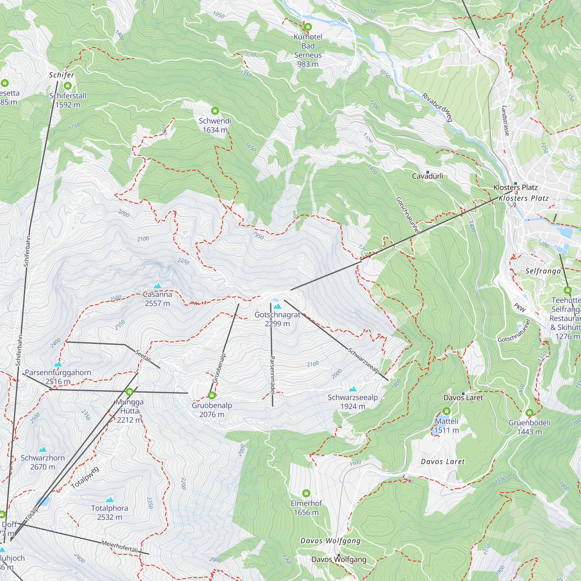 Gotschnagrat map