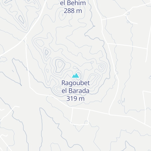 Map of Ragoubet el Barada