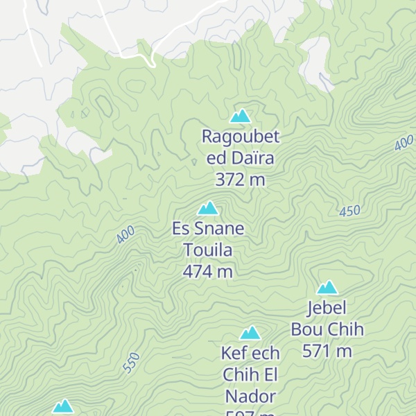Map of Es Snane Touila