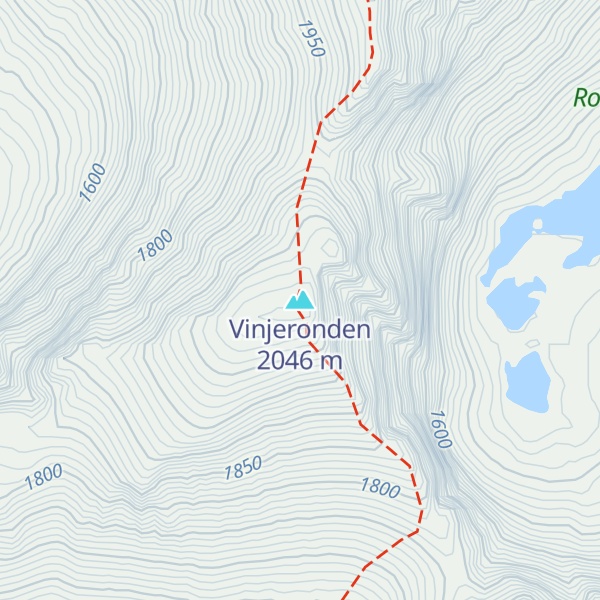Map of Vinjeronden