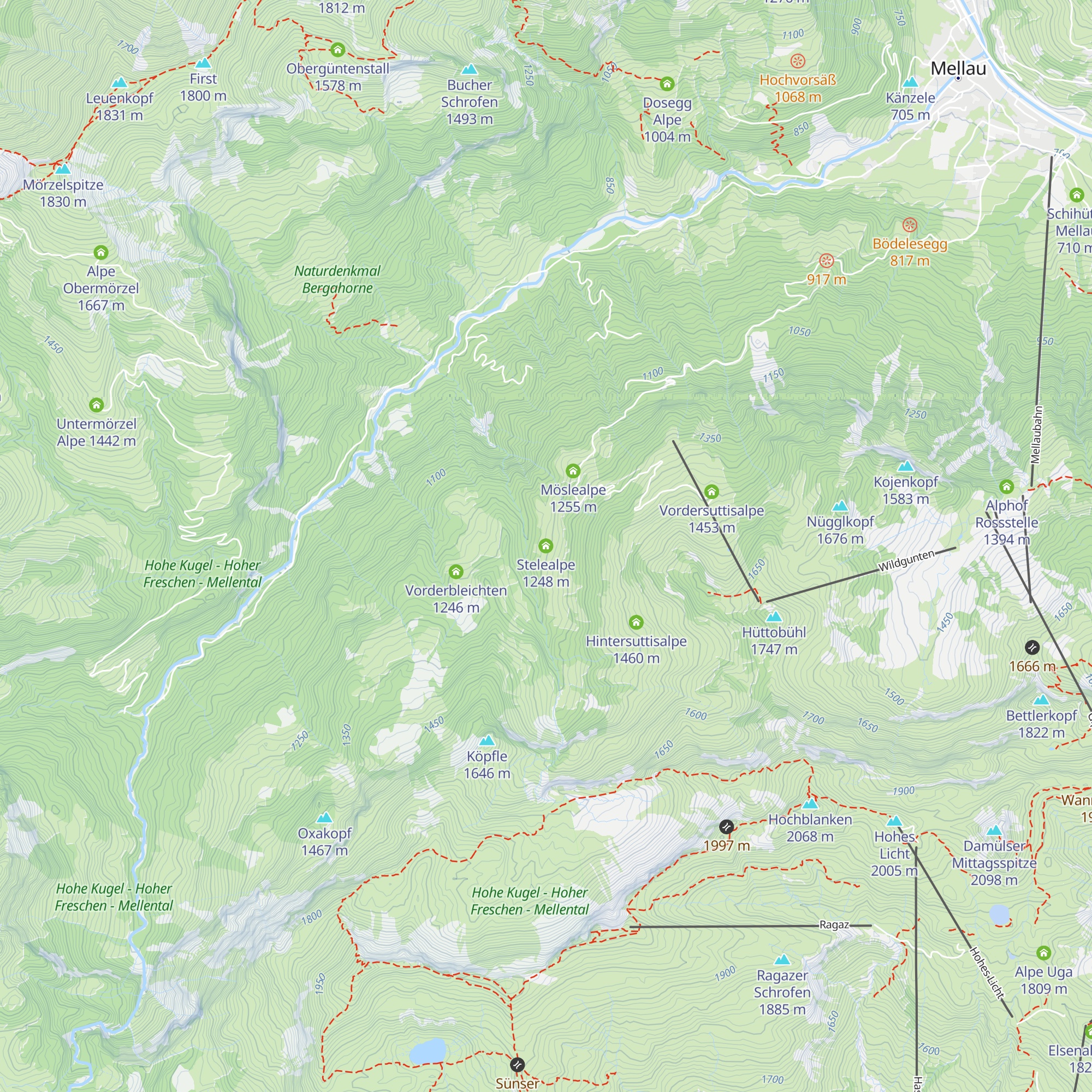 Stelealpe map