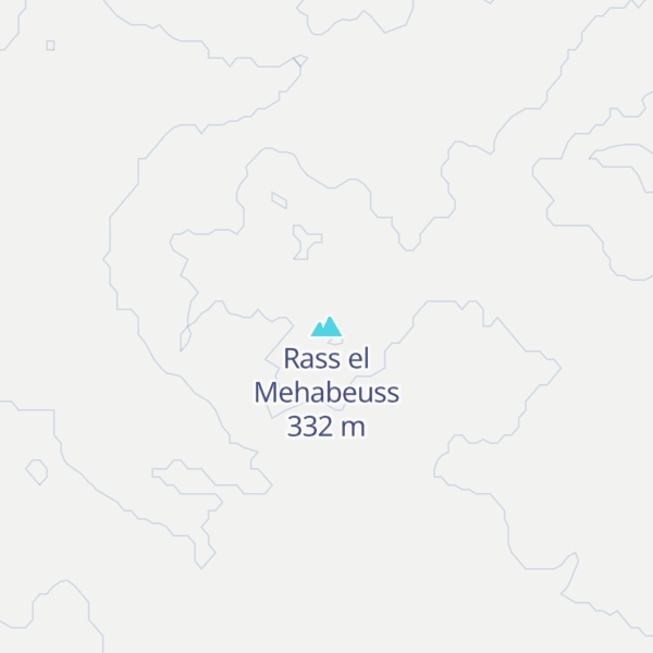 Map of Rass el Mehabeuss