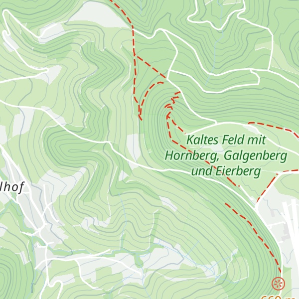 Map of Hornberghütte