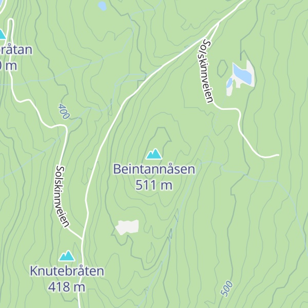 Map of Beintannåsen