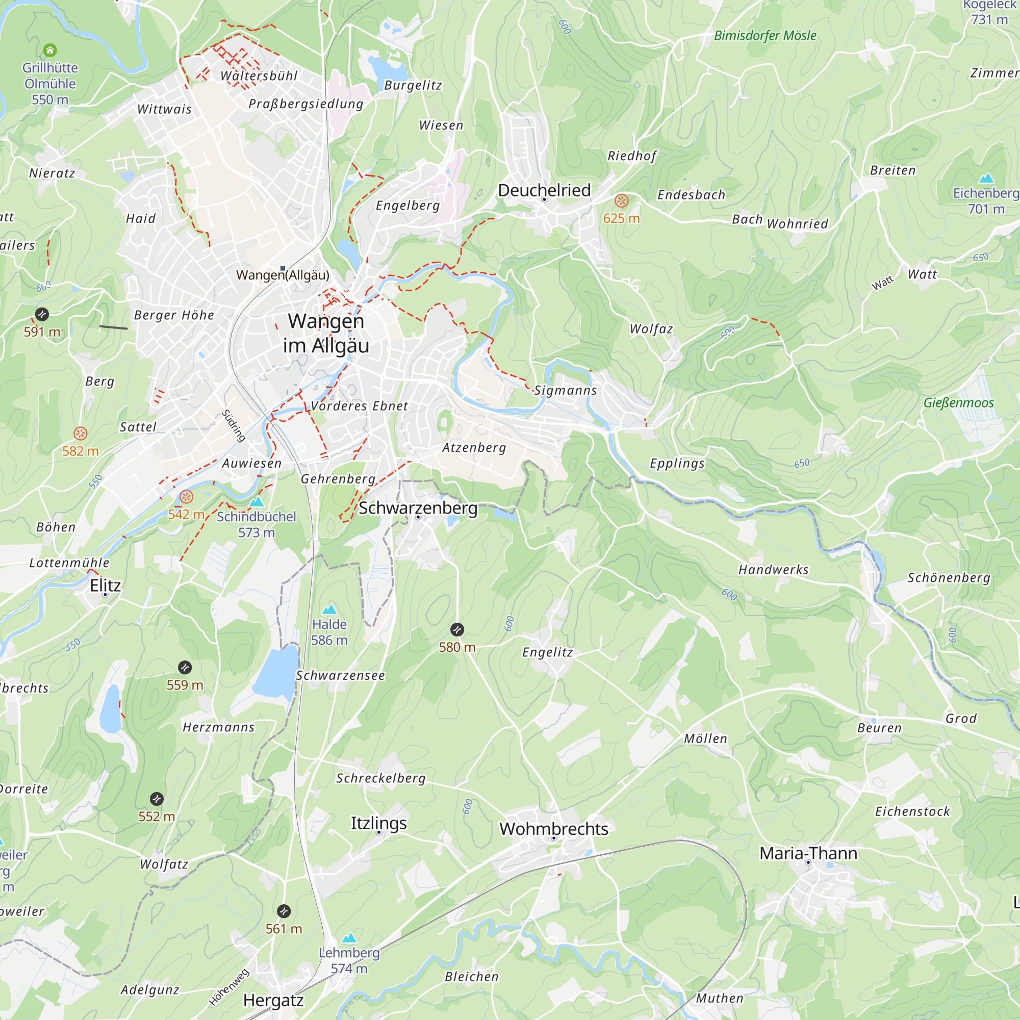 Grillhütte Atzenberg map