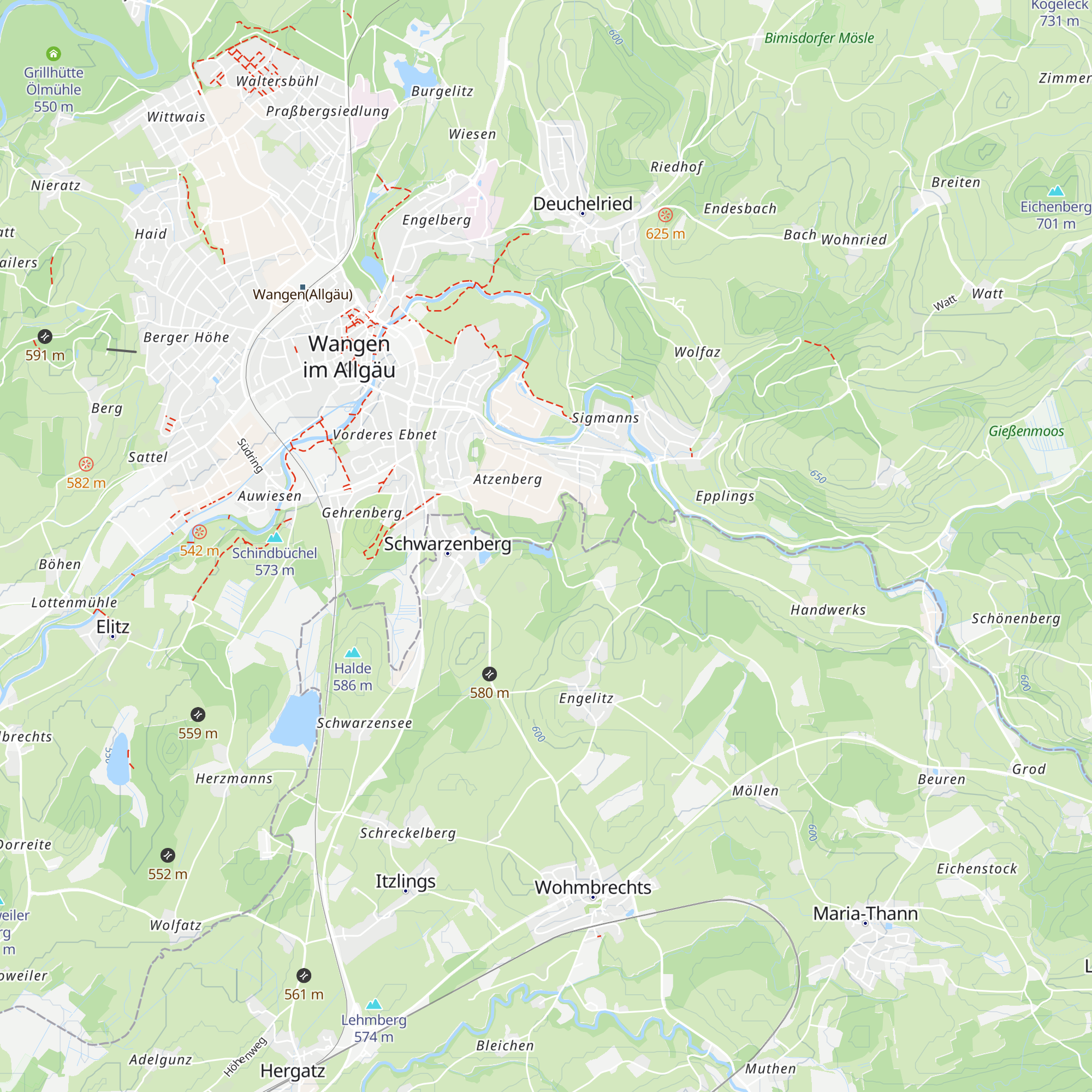 Grillhütte Atzenberg map
