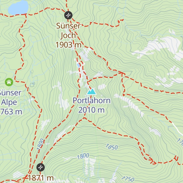 Map of Portlahorn