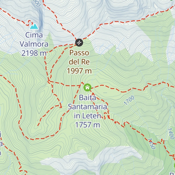 Map of Baita Santamaria in Leten