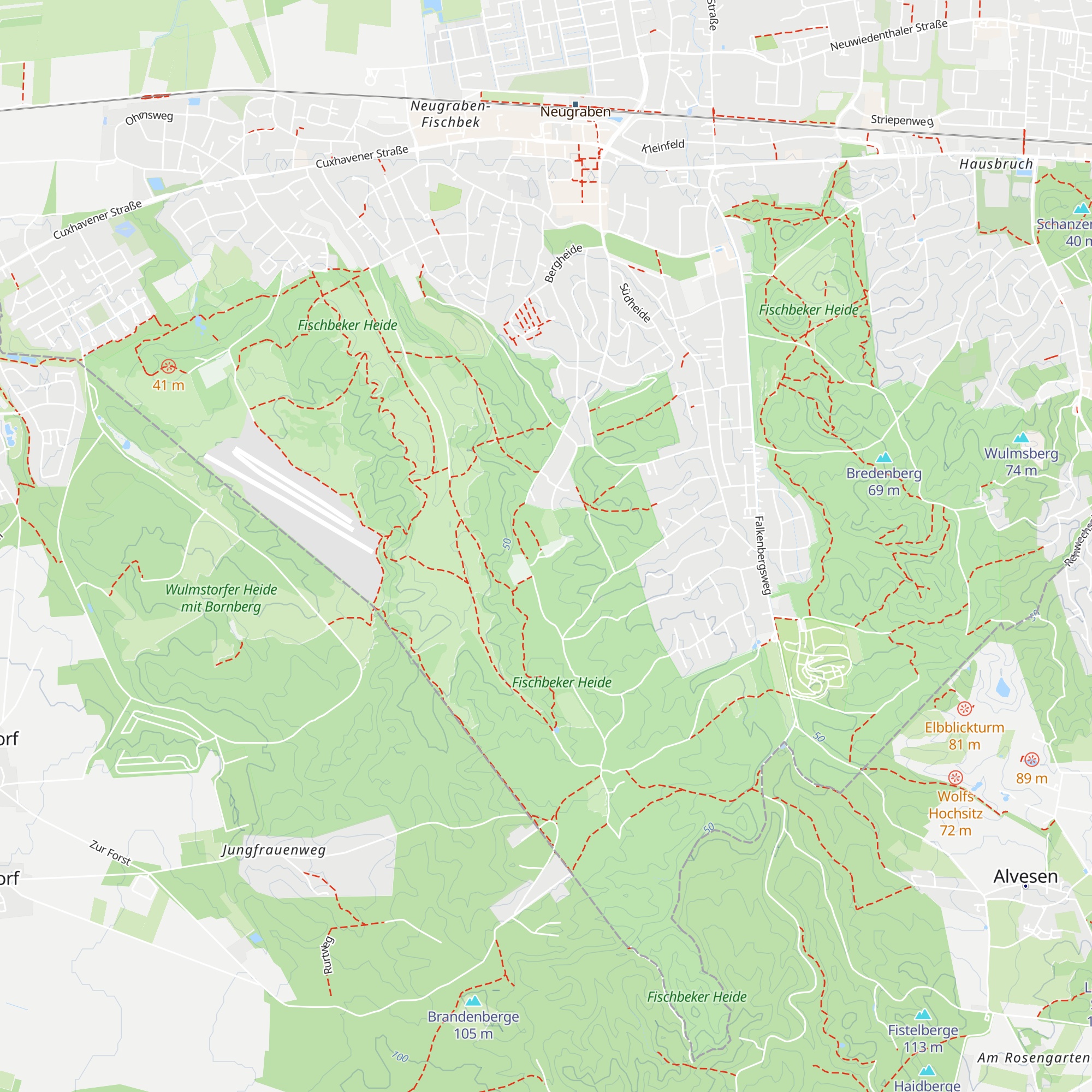 Naturschutz-Informationshaus Fischbeker Heide "Schafstall" map