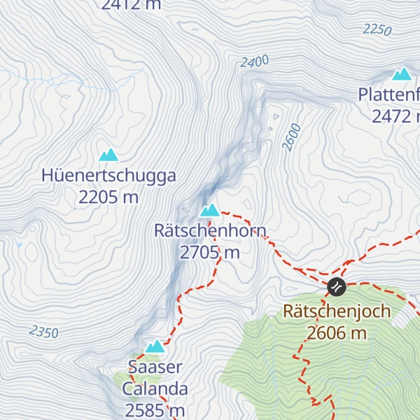 Map of Rätschenhorn