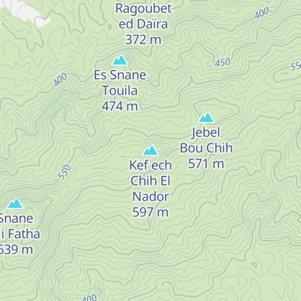 Map of Kef ech Chih El Nador