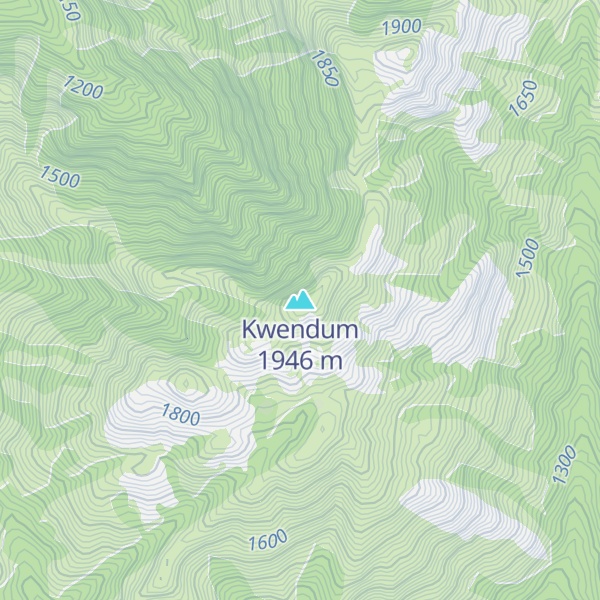 Map of Kwendum