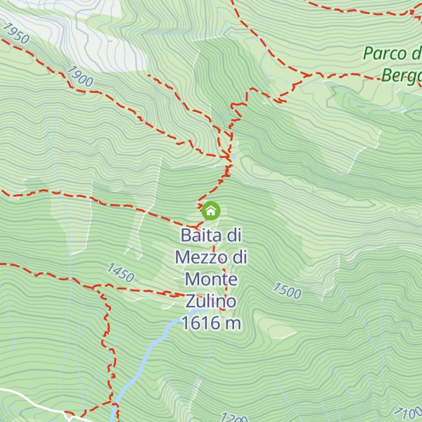 Map of Baita di Mezzo di Monte Zulino