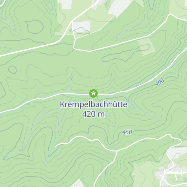 Map of Krempelbachhütte