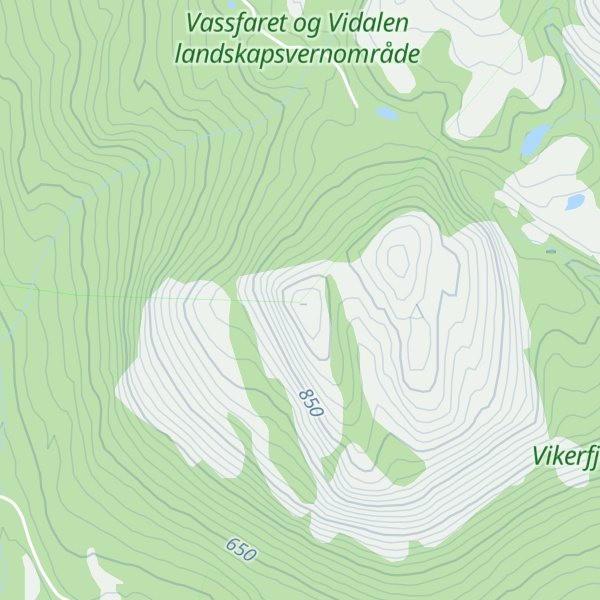 Map of Sandvasskollen