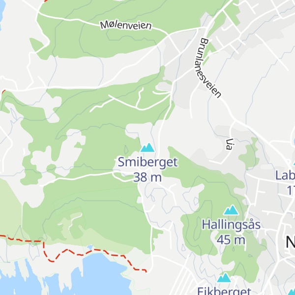 Map of Smiberget