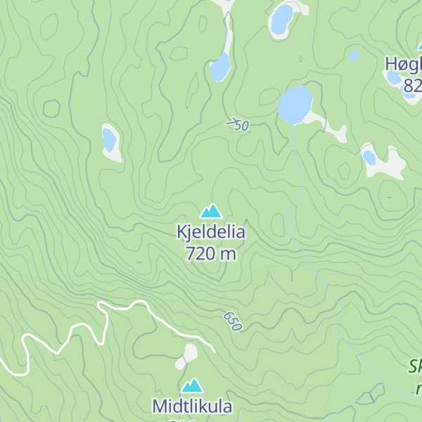 Map of Kjeldelia
