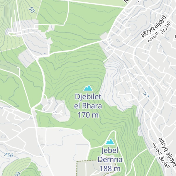 Map of Djebilet el Rhara