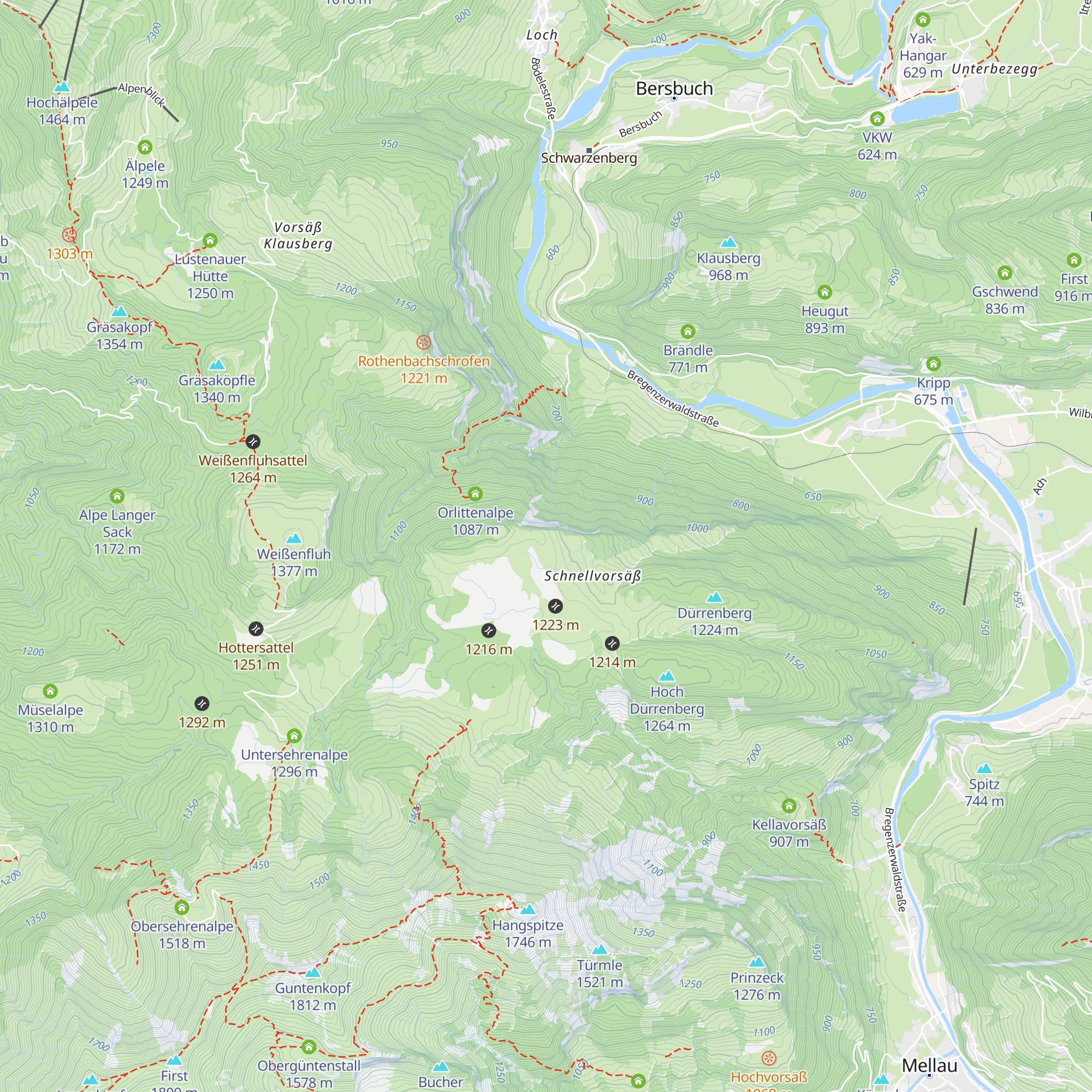 Brünneleseggalpe map