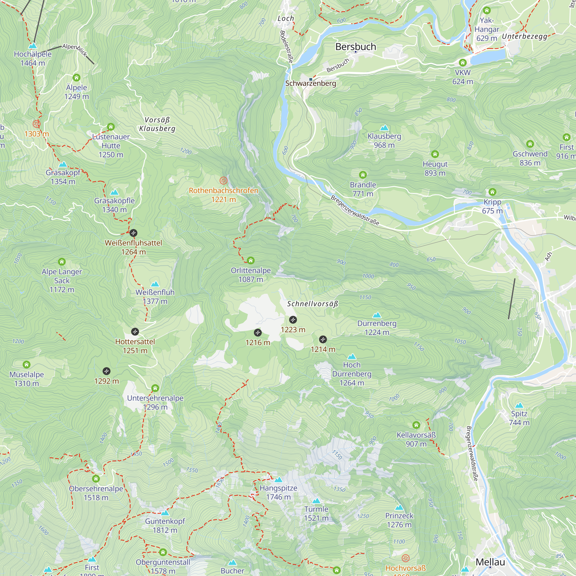 Brünneleseggalpe map
