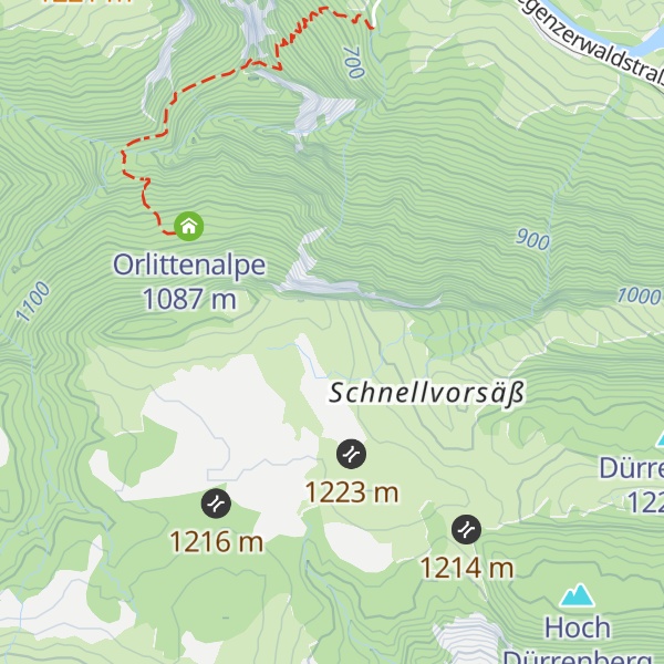 Map of Brünneleseggalpe