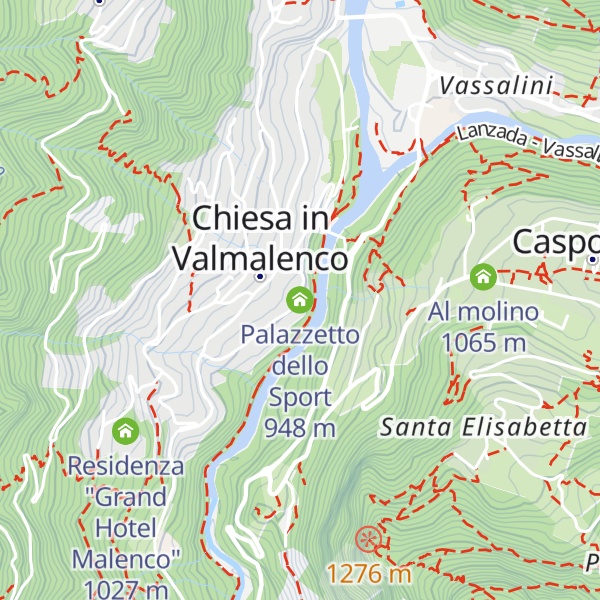Map of Palazzetto dello Sport