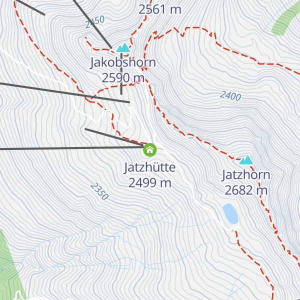 Map of Jatzhütte