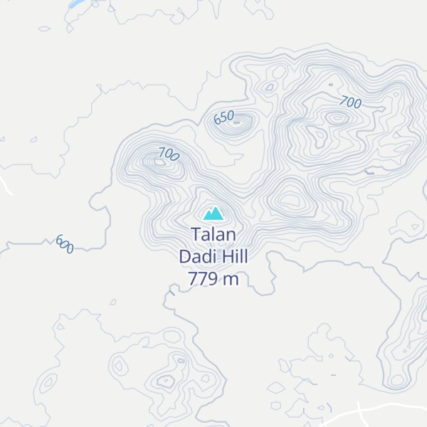 Map of Talan Dadi Hill