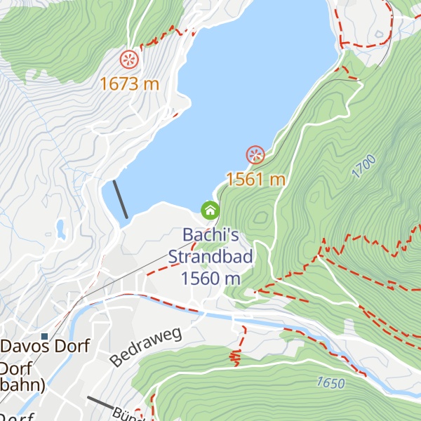 Map of Bachi's Strandbad