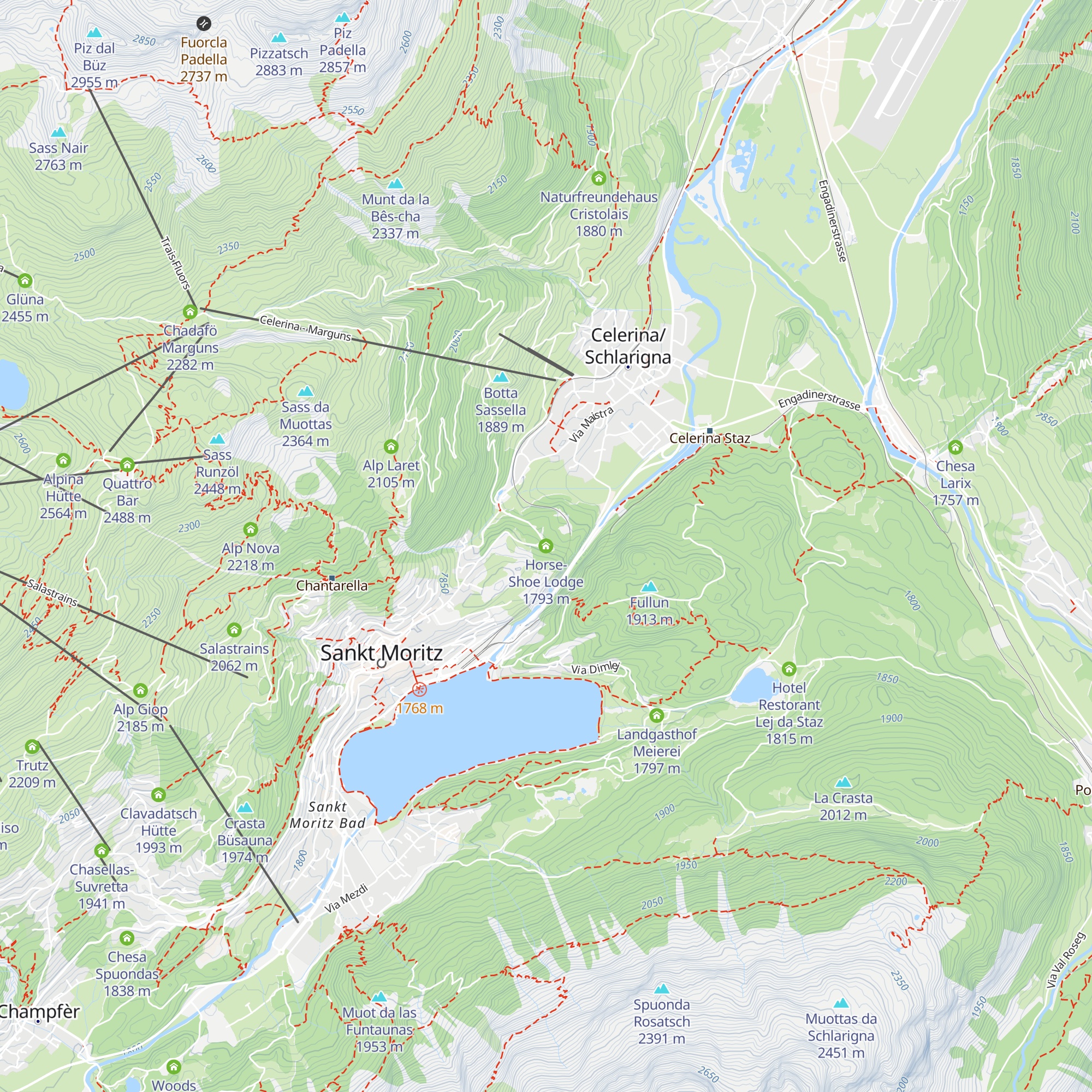 Horse-Shoe Lodge map