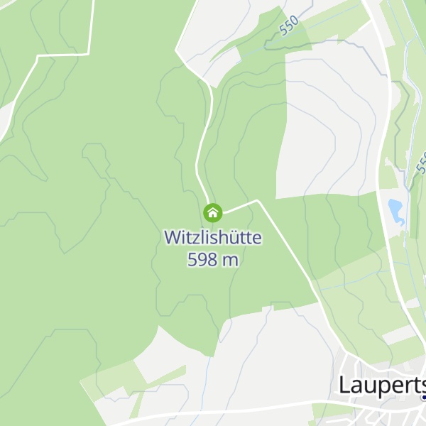 Map of Witzlishütte