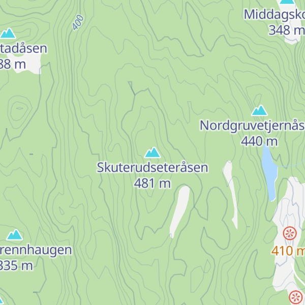 Map of Skuterudseteråsen