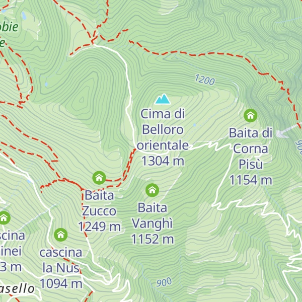 Map of Baita Palazzo di Caino