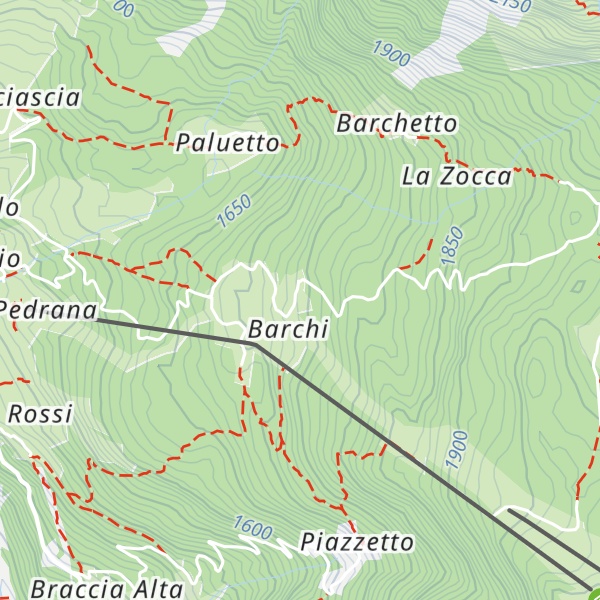 Map of Rifugio Barchi