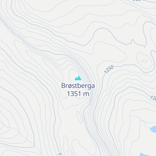 Map of Brøstberga