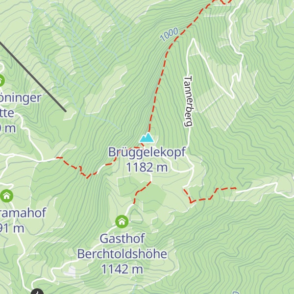 Map of Alpengasthof Brüggele