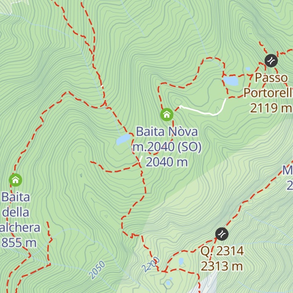 Map of Bivacco V Alpini