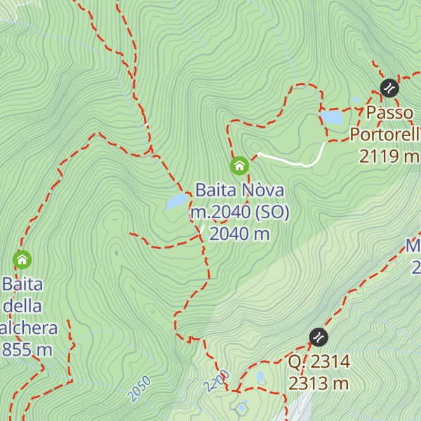 Map of Rifugio Lago della Casera