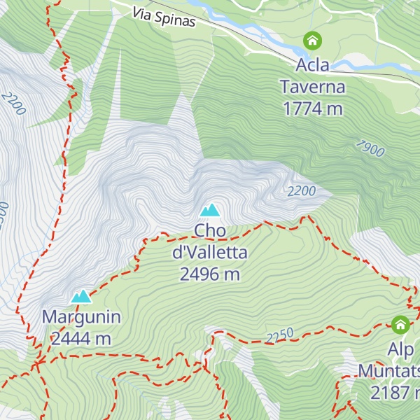 Map of Cho d'Valletta