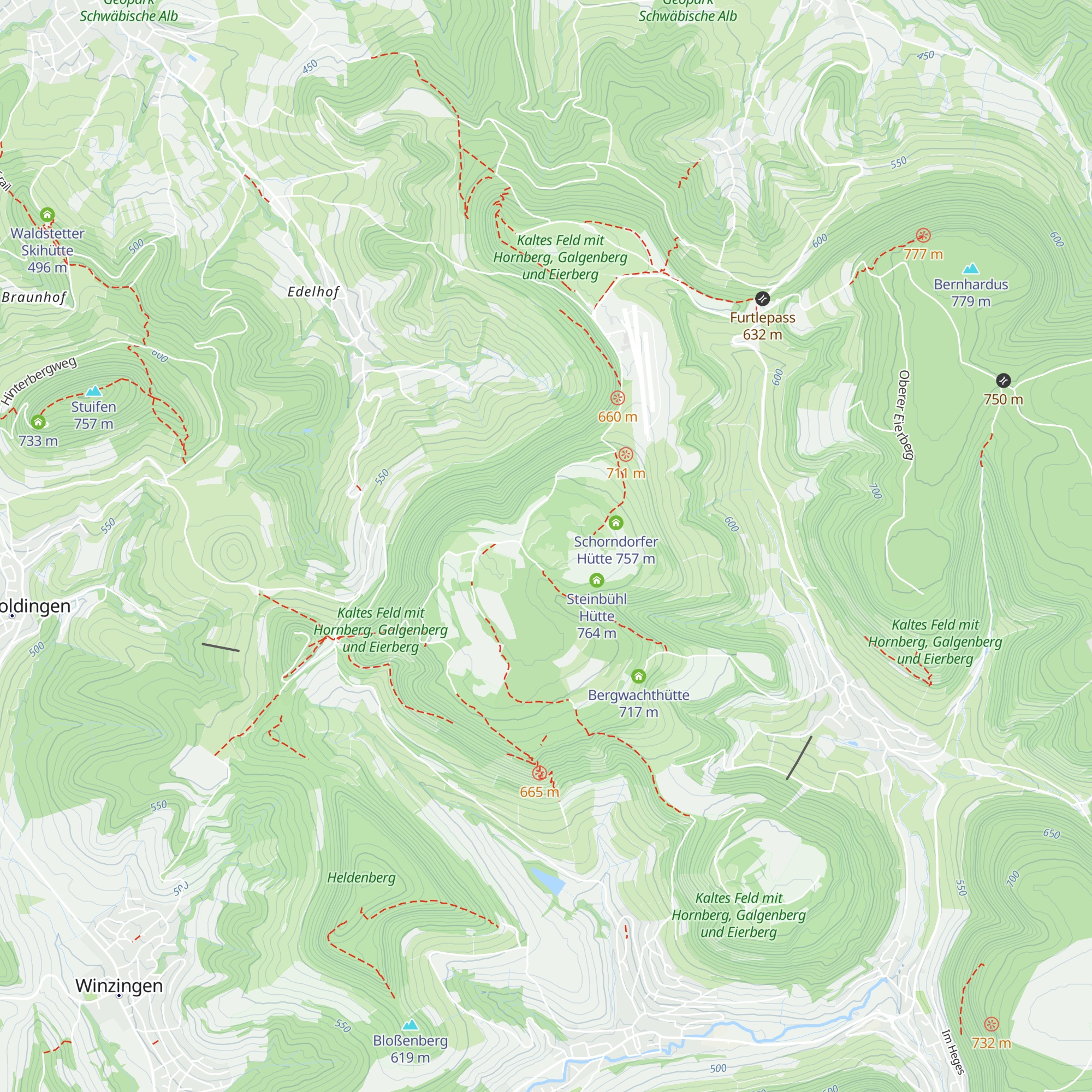 Pius-Schmid-Hütte map