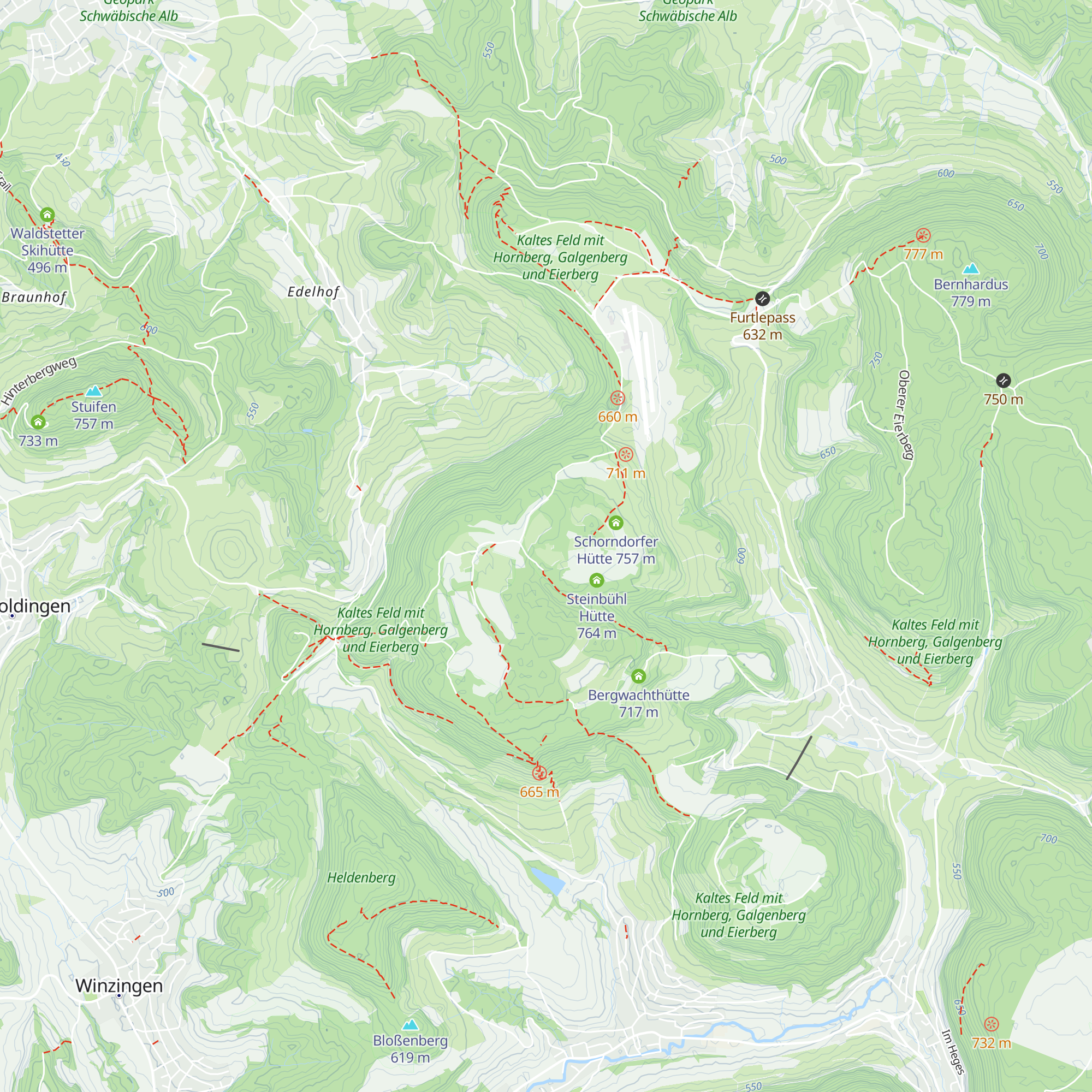 Pius-Schmid-Hütte map