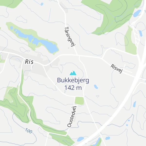 Map of Bukkebjerg