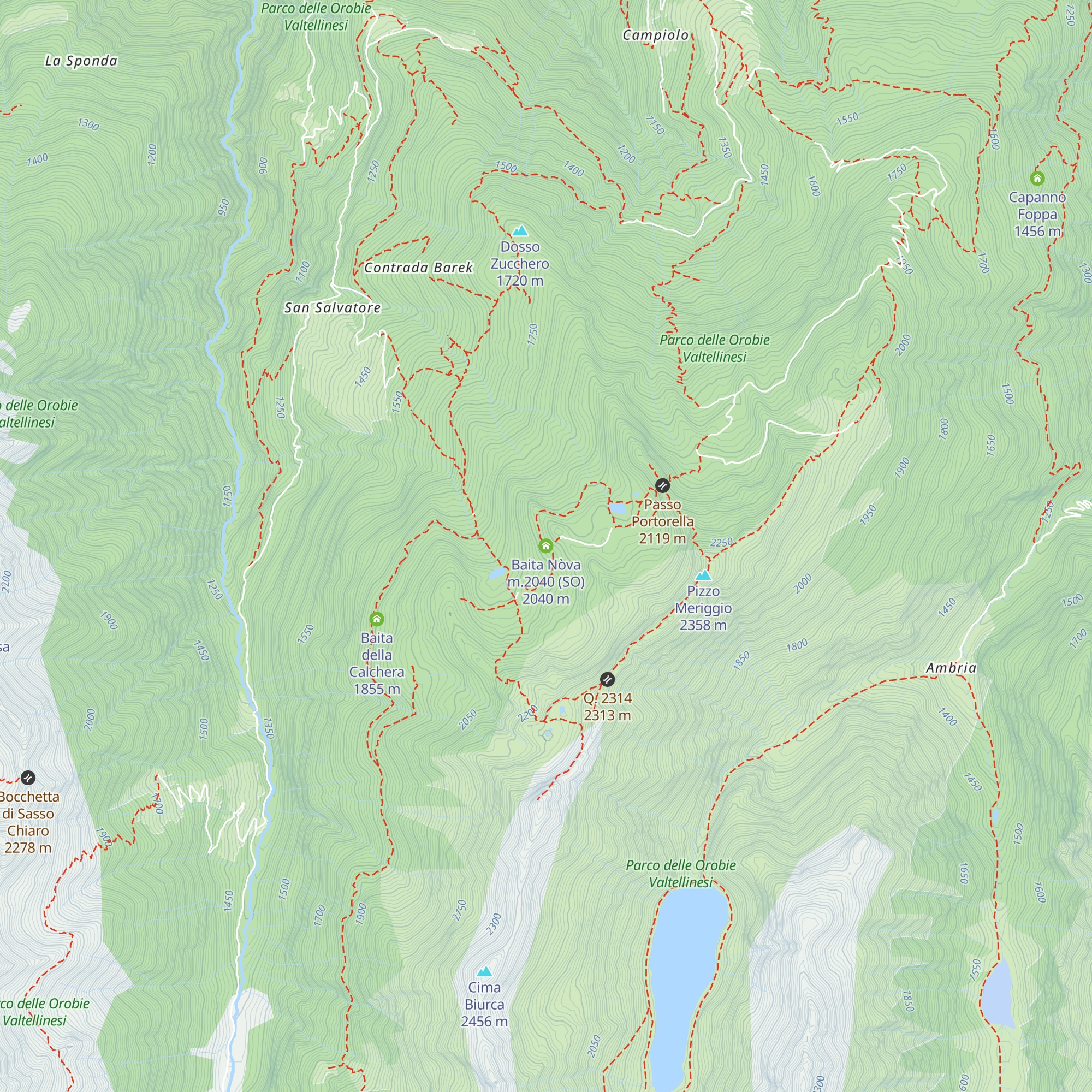Baita Nòva m.2040 (SO) map
