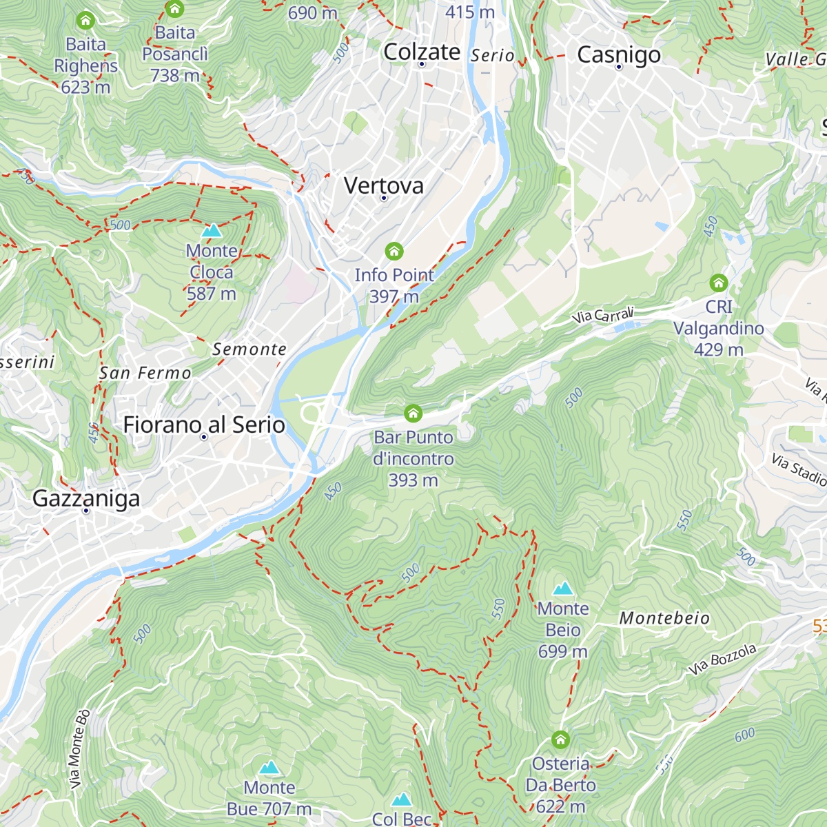 Bar Punto d'incontro map